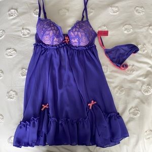 Betsy Johnson purple chemise